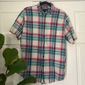 Lands’ End madras shirt